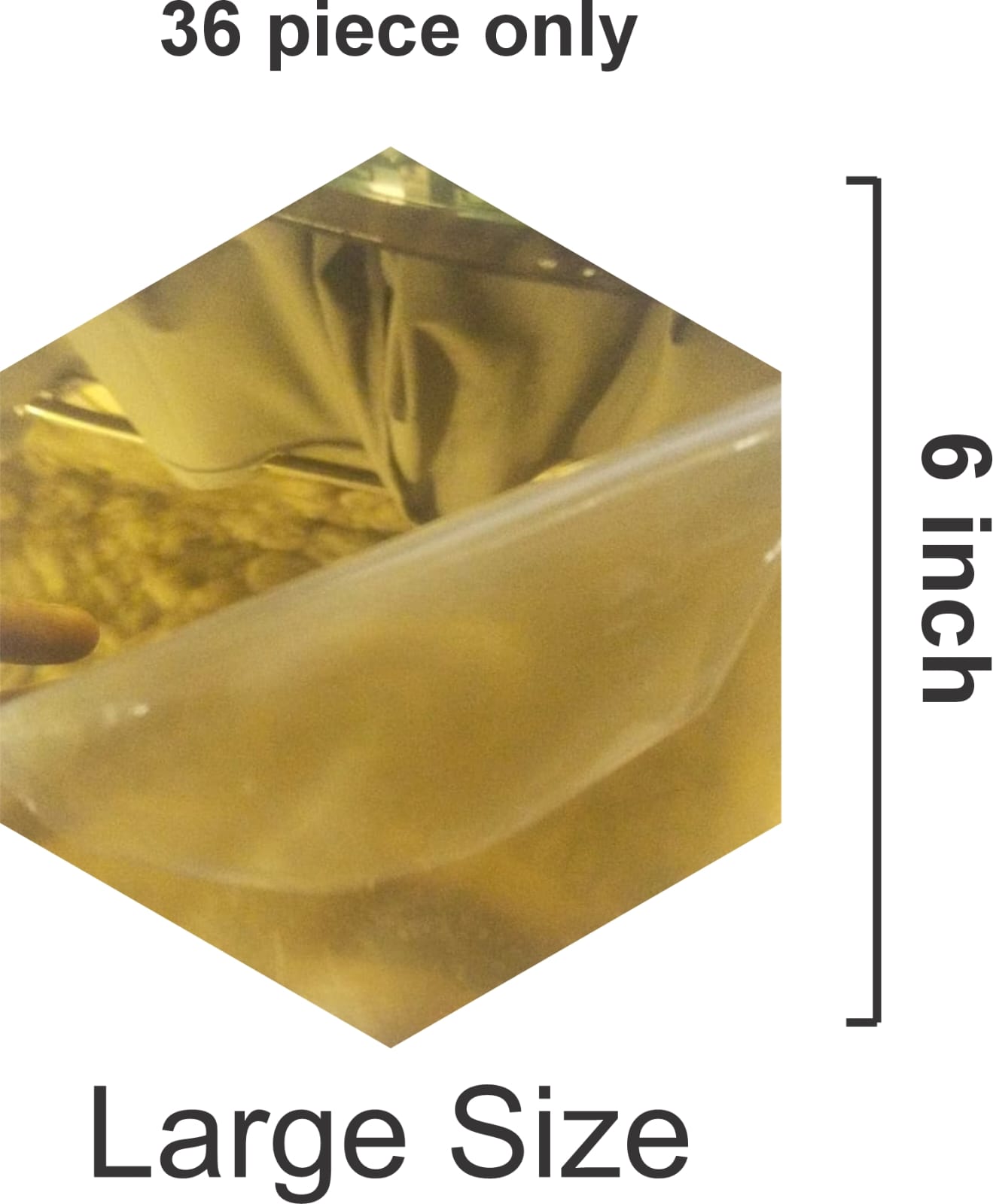 Hexagon mirror wall stickers